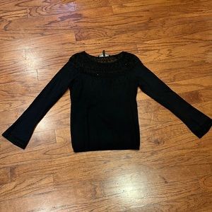 WhiteHouse BlackMarket Black Sweater - XS